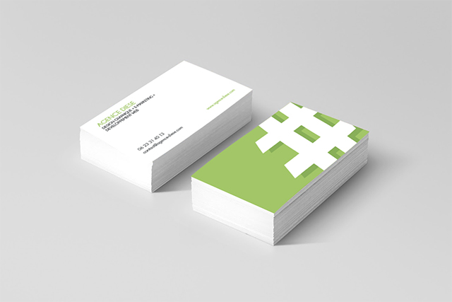 carte de viste Agence Diese infographie dijon designer freelance